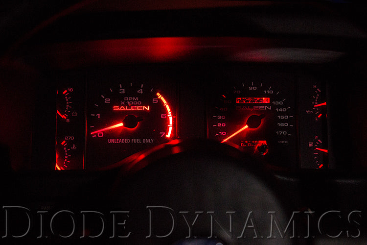 Diode Dynamics - Gauge Cluster LEDs for 1979-1993 Ford Mustang Fox Body (twelve) - DD0032TW