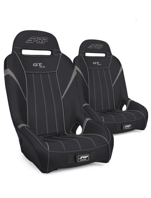 PRP GT/S.E. Suspension Seats Kit for Can-Am Maverick X3 (Pair) - Black & Gray - A5701-PORXP-C86-203
