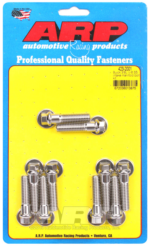 ARP Buick 3.8L V-6 SS Intake Manifold Bolt Kit - 423-2001