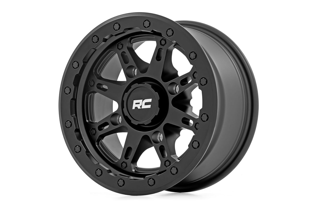 Rough Country 94 Series Wheel/UTV/Matte Black/14x7/4x156/+10mm - 94140730