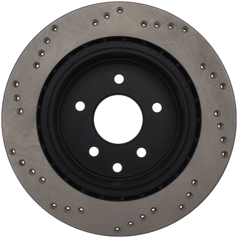 StopTech 08-09 Infiniti EX35 / 05-08 G35 / 09 G37 / 06-09 M35/M45 Drilled Left Rear Rotor - 128.42088L