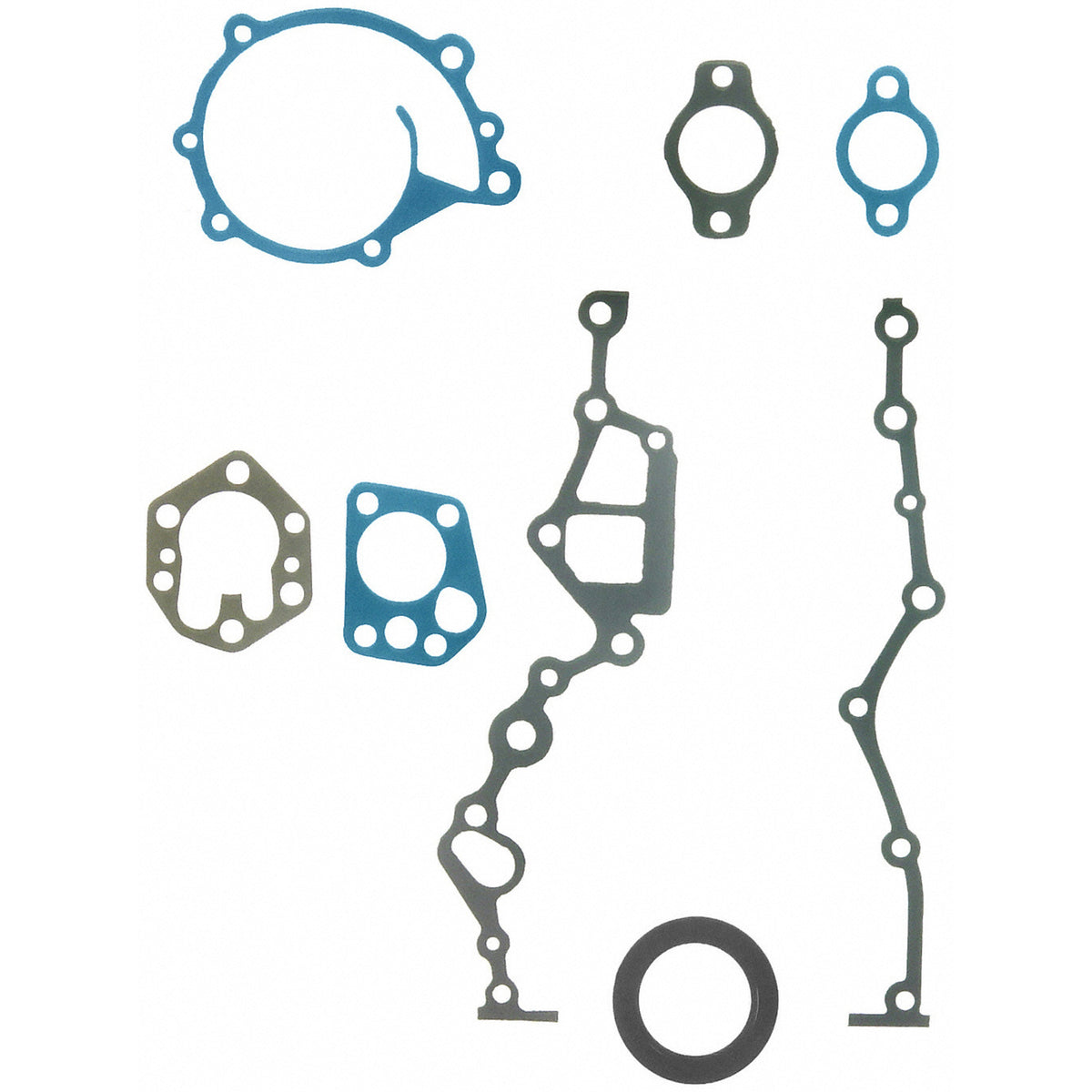 Fel-Pro Nissan D21 TCS 45612 Engine Timing Cover Gasket Set - TCS45612 for 1986-1989 Nissan D21 - front view