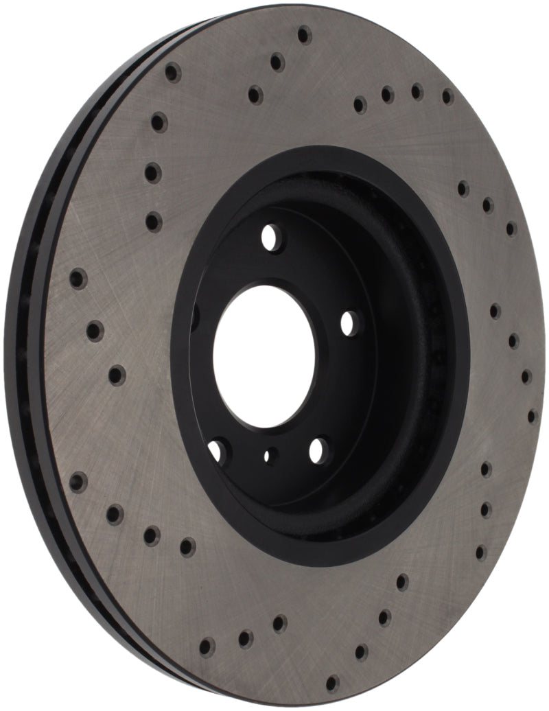 StopTech 08-09 Infiniti EX35 / 05-08 G35 / 09 G37 / 06-09 M35/M45 Drilled Right Front Rotor - 128.42080R
