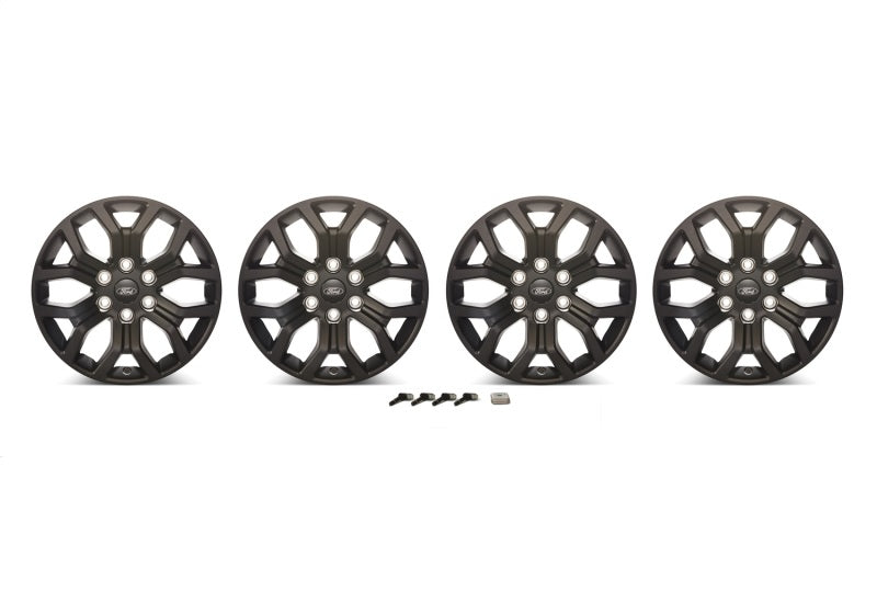 Ford Racing 2021+ F-150 18in Matte Black Wheel Kit - M-1007K-1875MB