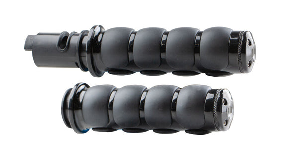 Kuryakyn ISO Grips Throttle-By-Wire Black - 10137-2 - front view