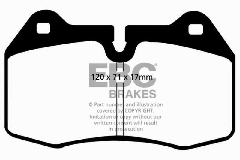 EBC 94-96 BMW 840 4.0 (E31) Greenstuff Front Brake Pads - DP21032