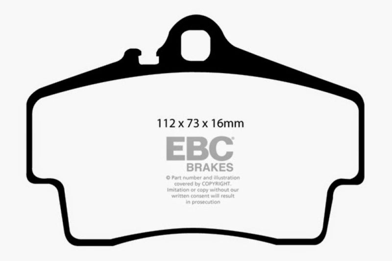 EBC Brakes Greenstuff 2000 Series Sport Pads - DP21208