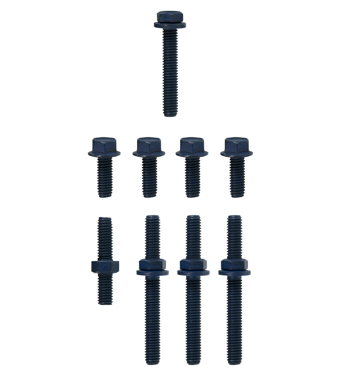 Fel-Pro Ford F-150 ES 75115 Exhaust Manifold Hardware Kit - ES75115 for 1977-1996 Ford F-150 - front view