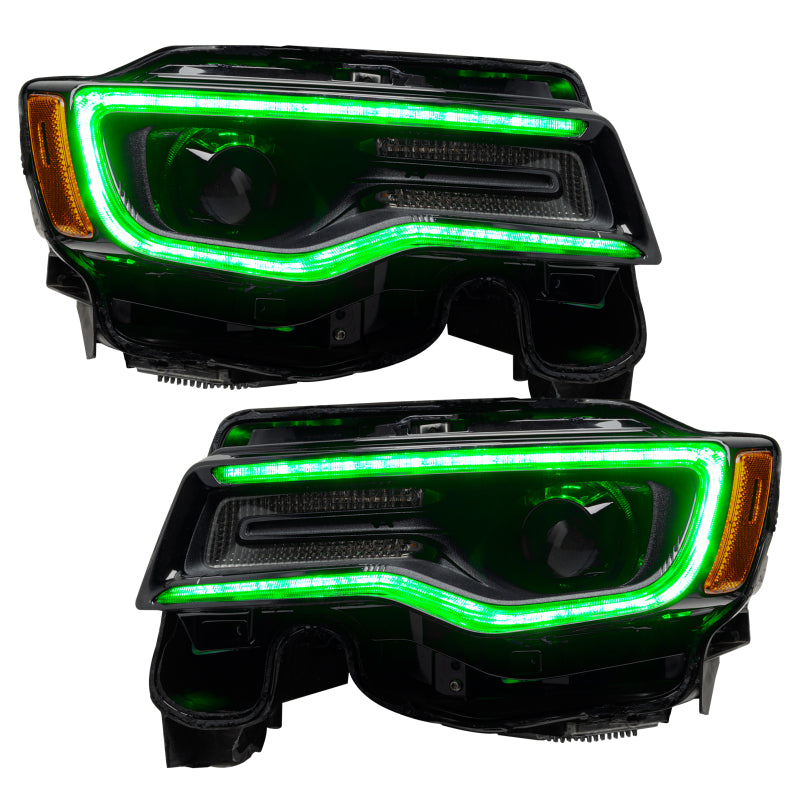 Oracle 1421 Jeep Grand Cherokee Dynamic Headlight DRL Upgrade Kit  ColorSHIFT Dynamic SEE WARRANTY - 1284-332