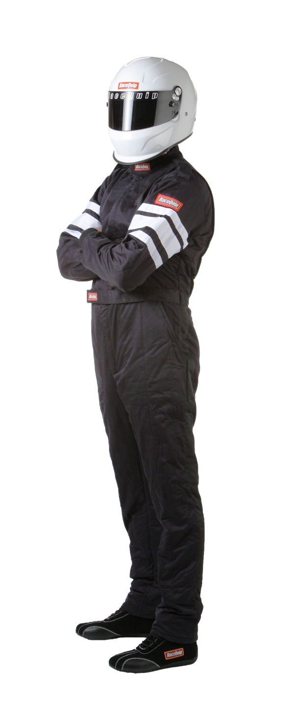 RaceQuip Black SFI-5 Suit - Medium