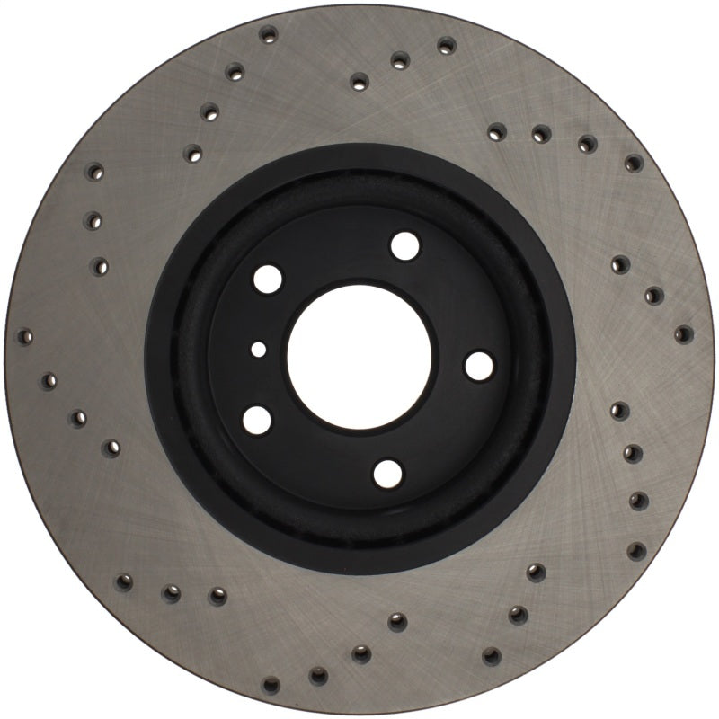 StopTech 08-09 Infiniti EX35 / 05-08 G35 / 09 G37 / 06-09 M35/M45 Drilled Right Front Rotor - 128.42080R