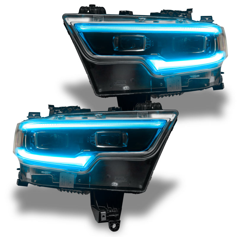 Oracle 19-21 RAM 1500 Headlight DRL Kit Proj. LED - RGBW+A w/ Simple Controller SEE WARRANTY - 1448-504