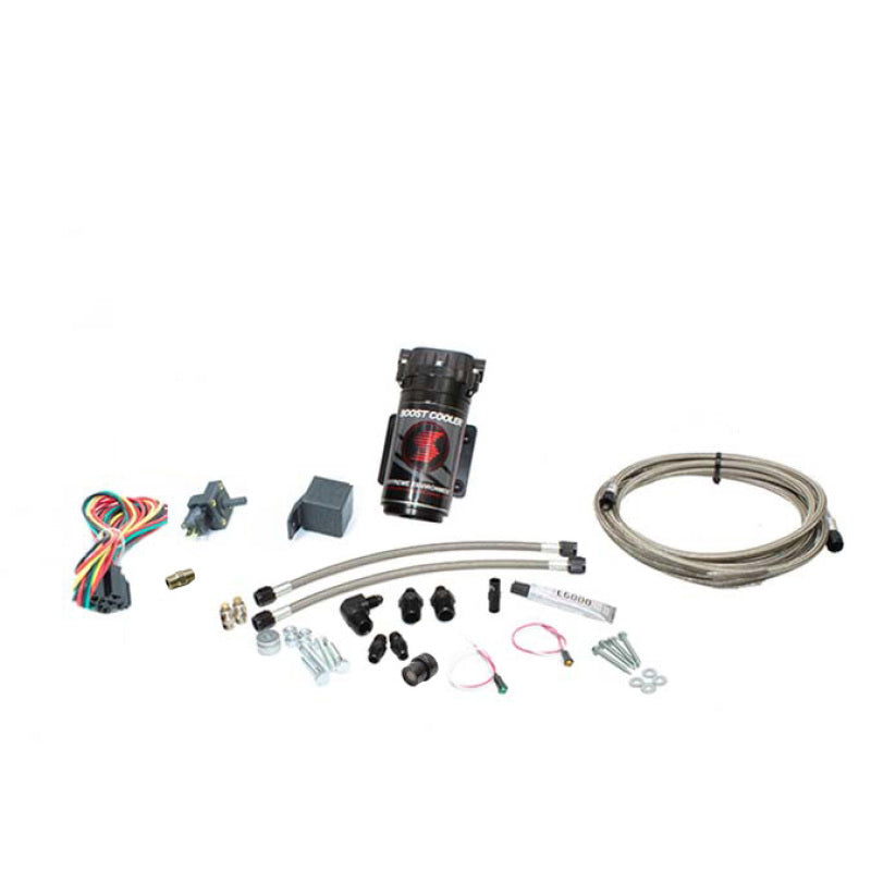 Snow Performance Stg 1 Boost Cooler F/I Water Inj. Kit (Incl. SS Braided Line/4AN Fittings) w/o Tank - SNO-201-BRD-T by Snow 
