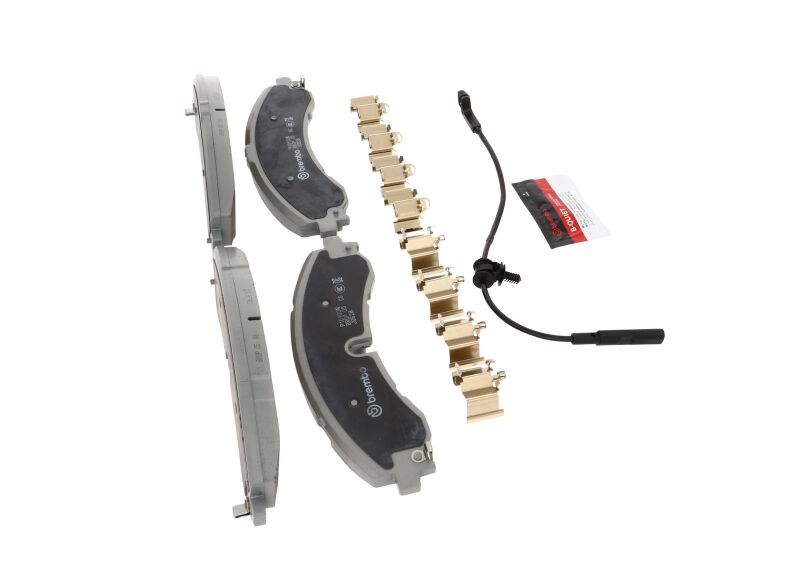 Brembo OE 20-21 Chevy Silverado 2500 HD/3500 HD/GMC Sierra 2500 HD Ceramic Brake Pad - Front - P10100N