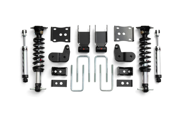 QA1 15-20 Ford F150 4WD Pro Coil Lowering Kit - Single Adj. - LK01-FF02 for 2015-2020 Ford F 150 - front view