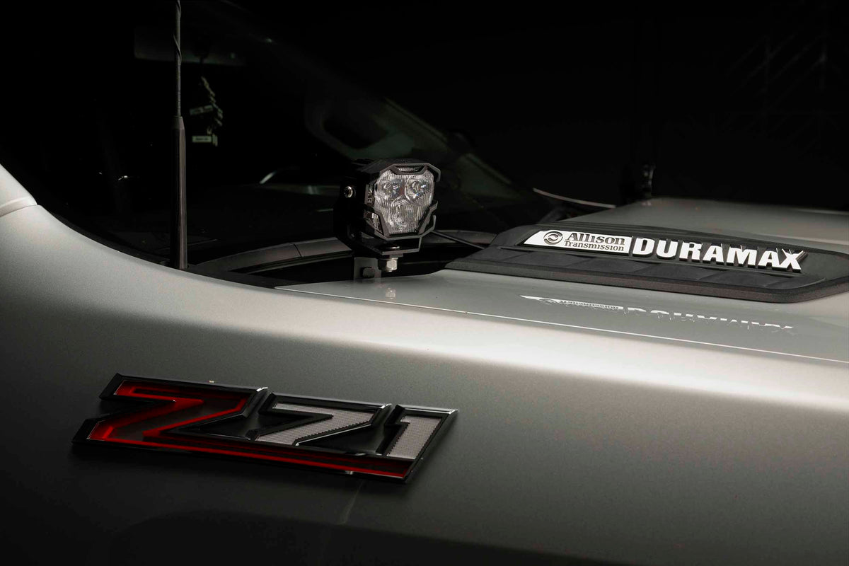 Morimoto - Ditch Light Brackets: Silverado HD (20+ / Set) - BAF073