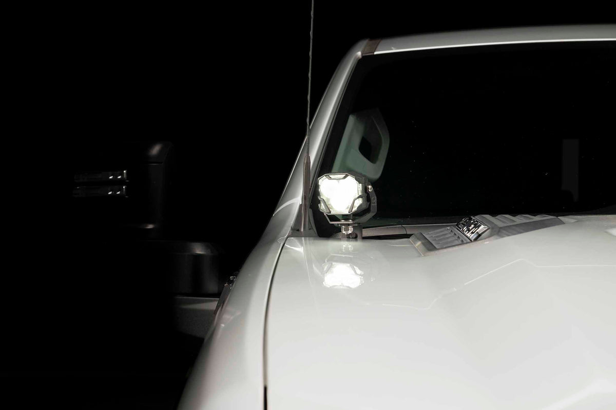 Morimoto - Ditch Light Brackets: Silverado HD (20+ / Set) - BAF073