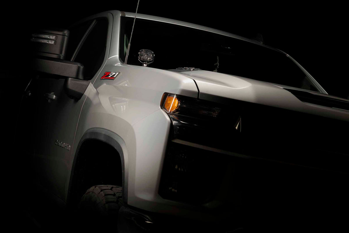 Morimoto - Ditch Light Brackets: Silverado HD (20+ / Set) - BAF073