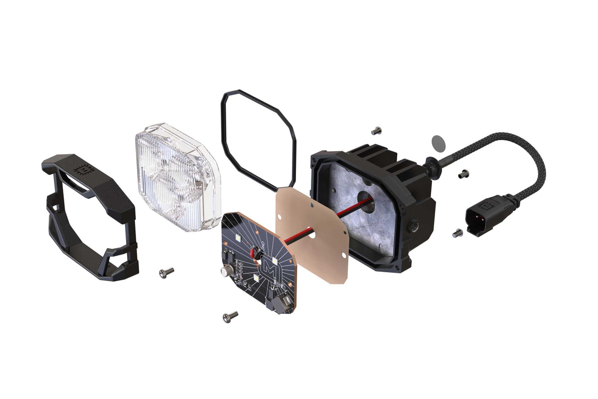 Morimoto - Ditch Light Brackets: Bronco (2021+) - BAF070