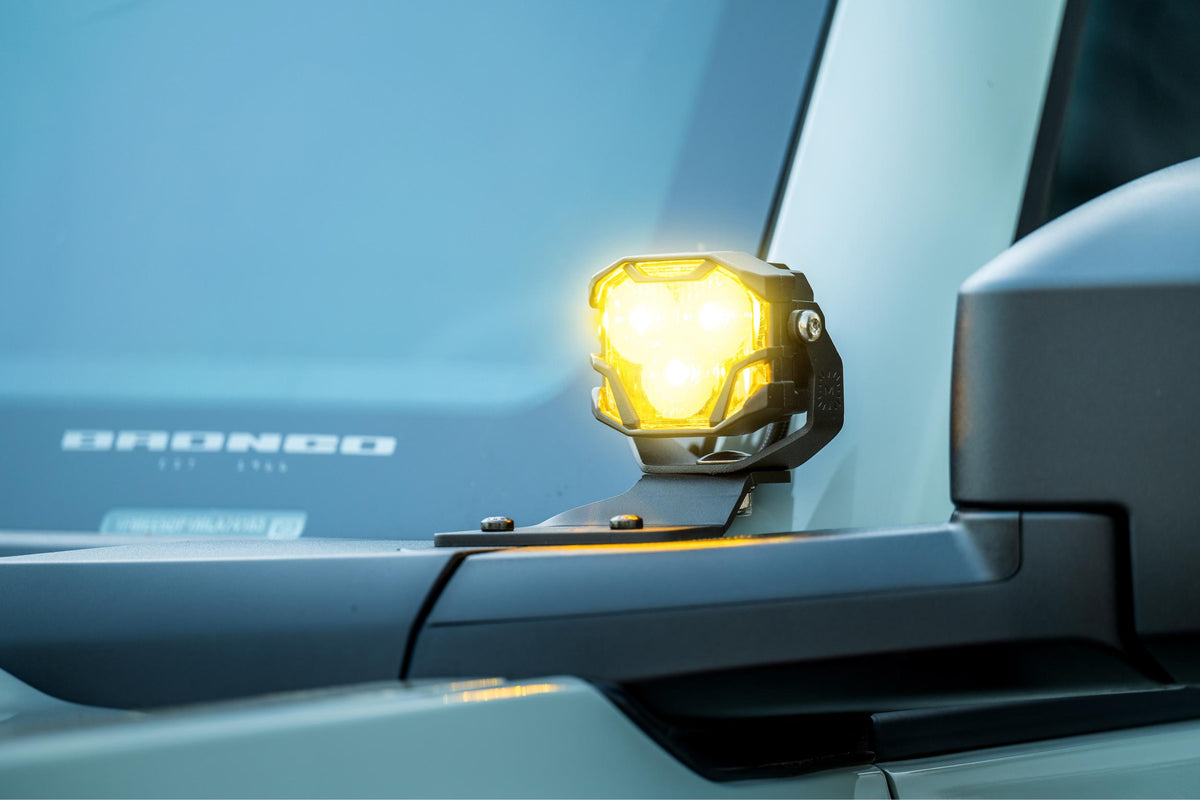 Morimoto - Ditch Light Brackets: Bronco (2021+) - BAF070
