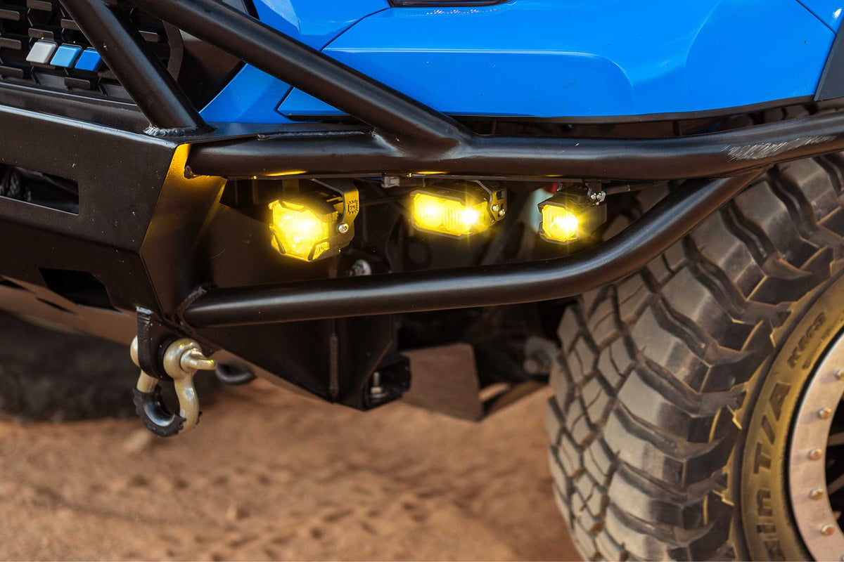 Morimoto - 1Banger HXB LED Pod (Flood / Yellow)(Pair) - BAF093