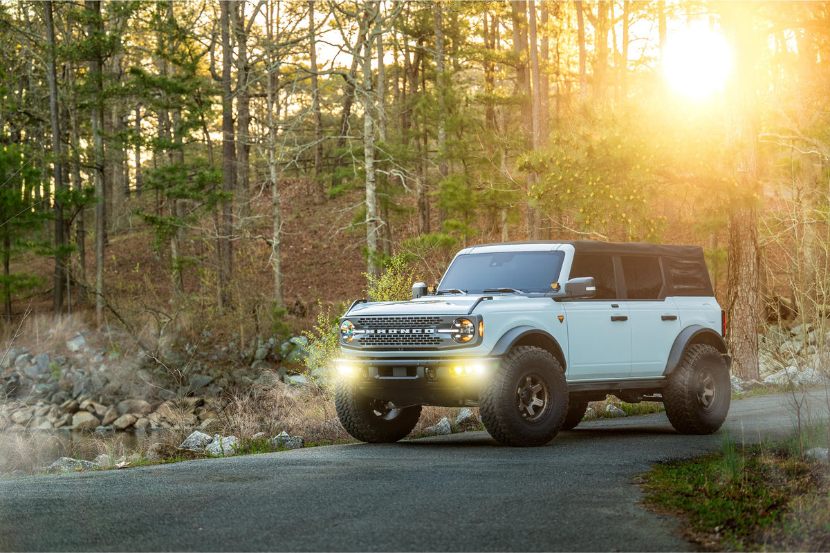 Morimoto - 4Banger Triple Fog Kit: 2021+ Bronco (brackets only) - BAF069
