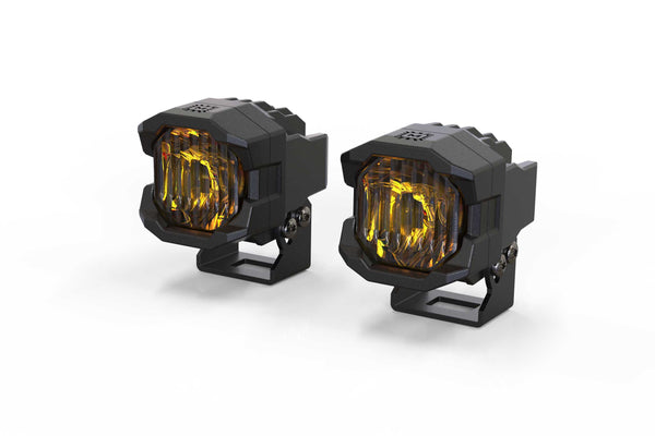 Morimoto - 1Banger HXB LED Pod (Combo / Yellow)(Pair) - BAF099