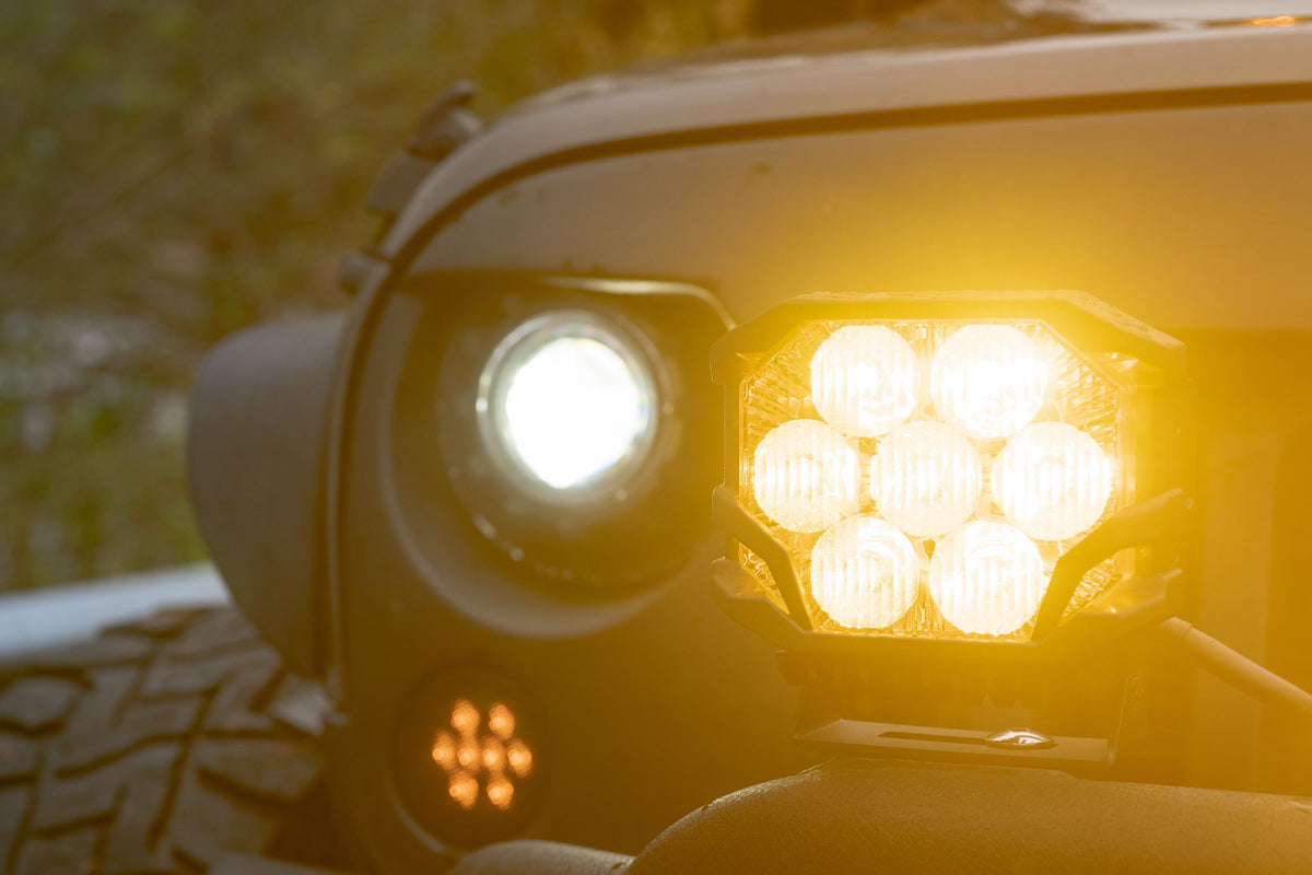 Morimoto - BigBanger HXB LED Pod (Amber DRL / Spot / Yellow)(Each) - BAF123