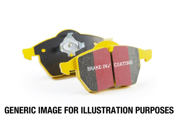 EBC 2021+ Ford Bronco Sport 1.5T Yellowstuff Front Brake Pads - DP42372R for 2020-2026 Ford Escape - front view