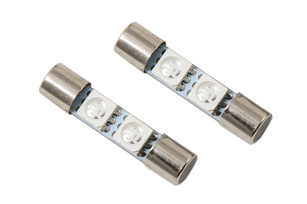 Diode Dynamics 28mm SMF2 LED Bulb - Blue (Pair) - DD0045P for 2003-2019 Honda Pilot - front view