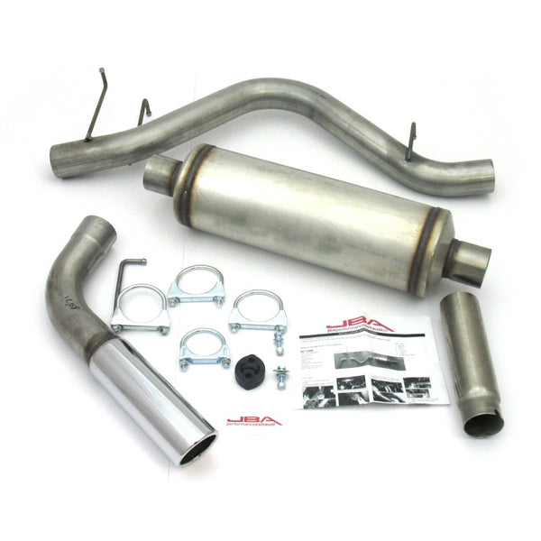 JBA 98-01 Ram 1500/2500 3.9L/5.2L/5.9L 409SS Pass Side Single Exit Cat-Back Exhaust - 40-1508 for 1998-2001 Dodge Ram 1500 - 