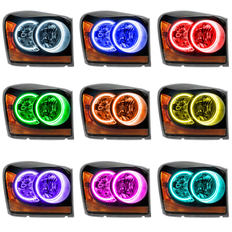 Oracle Dodge Durango 04-06 Halo Kit - ColorSHIFT w/ Simple Controller SEE WARRANTY - 2645-504