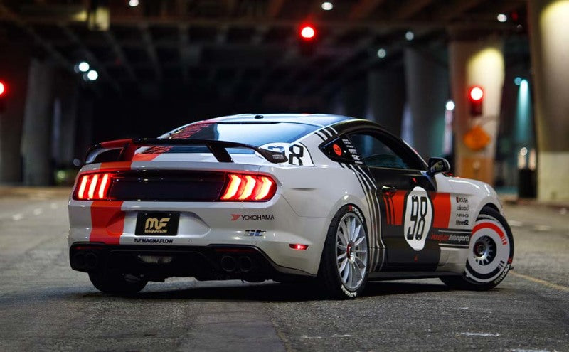 MagnaFlow 99-04 Mustang Mach 1 V8 4.6L Dual Split Rear Exit Stainless Cat-Back Performance Exhaust - 16394