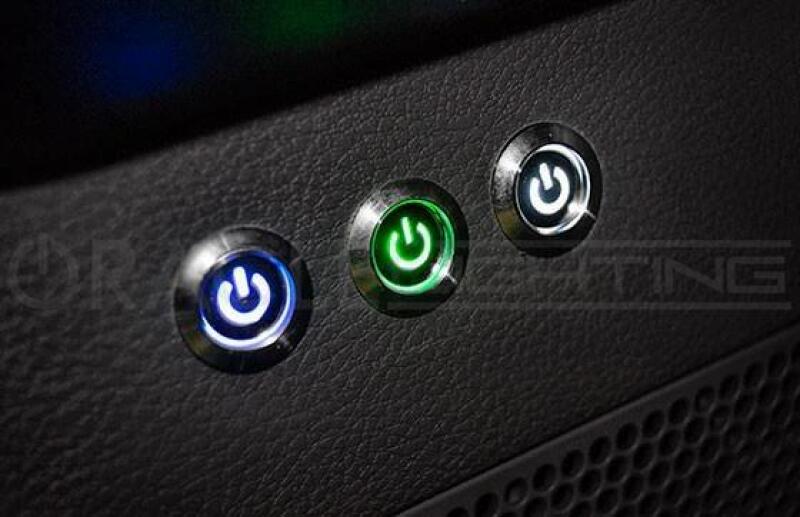 Oracle Pre-Wired Power Symbol On/Off Flush Mount LED Switch - White SEE WARRANTY - 2009-001