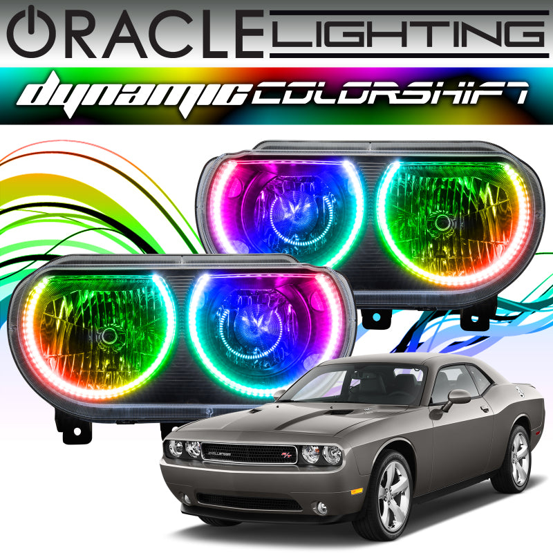 Oracle Dodge Challenger 08-14 Halo Kit - Dynamic - Dynamic SEE WARRANTY - 1317-332