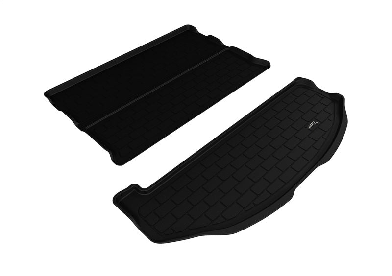 3D MAXpider 13-18 Hyundai Santa Fe 6 &amp; 7 Seats Behind 2nd Row Stowable Kagu Cargo Liner - Black - M1HY0281309