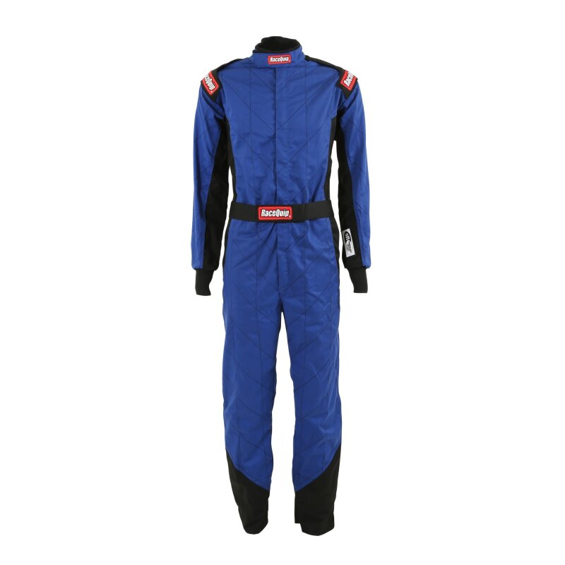 RaceQuip Blue Chevron-1 Suit - SFI-1 Medium - 130923RQP