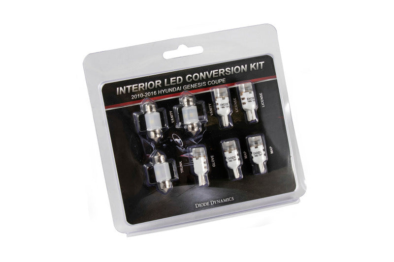 Diode Dynamics 10-16 Hyundai Genesis Coupe Interior Kit Stage 1 - Red - DD0270