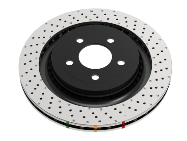DBA 14-21 Volkswagen GTI (w/Perf Pkg 310mm Rear Disc) Rear 4000 Series Drilled Rotor - DBA42809XD