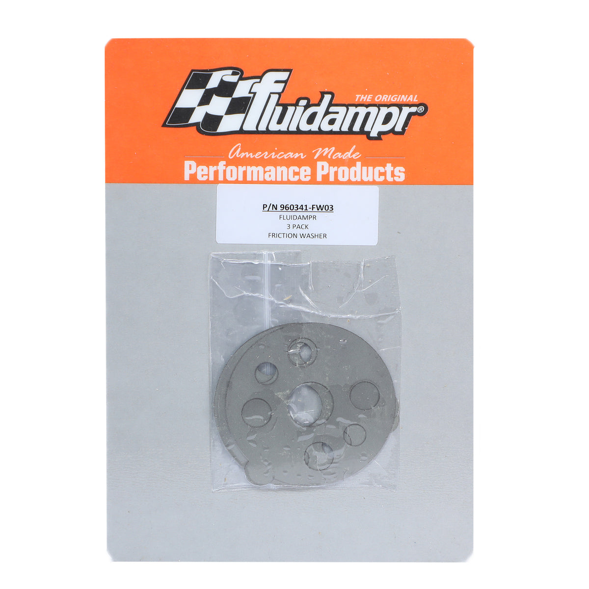 Fluidampr 1989+ Dodge/Ram 5.9L/6.7L Cummins Harmonic Balancer Friction Washer - 3pc - 960341-FW03