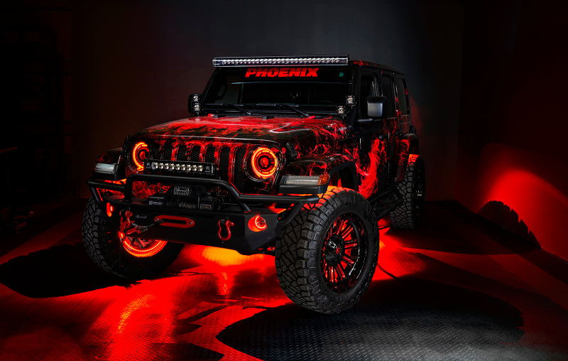 Oracle Bluetooth + RF Underbody Rock Light Kit - 4 PCS - ColorSHIFT SEE WARRANTY - 5818-333