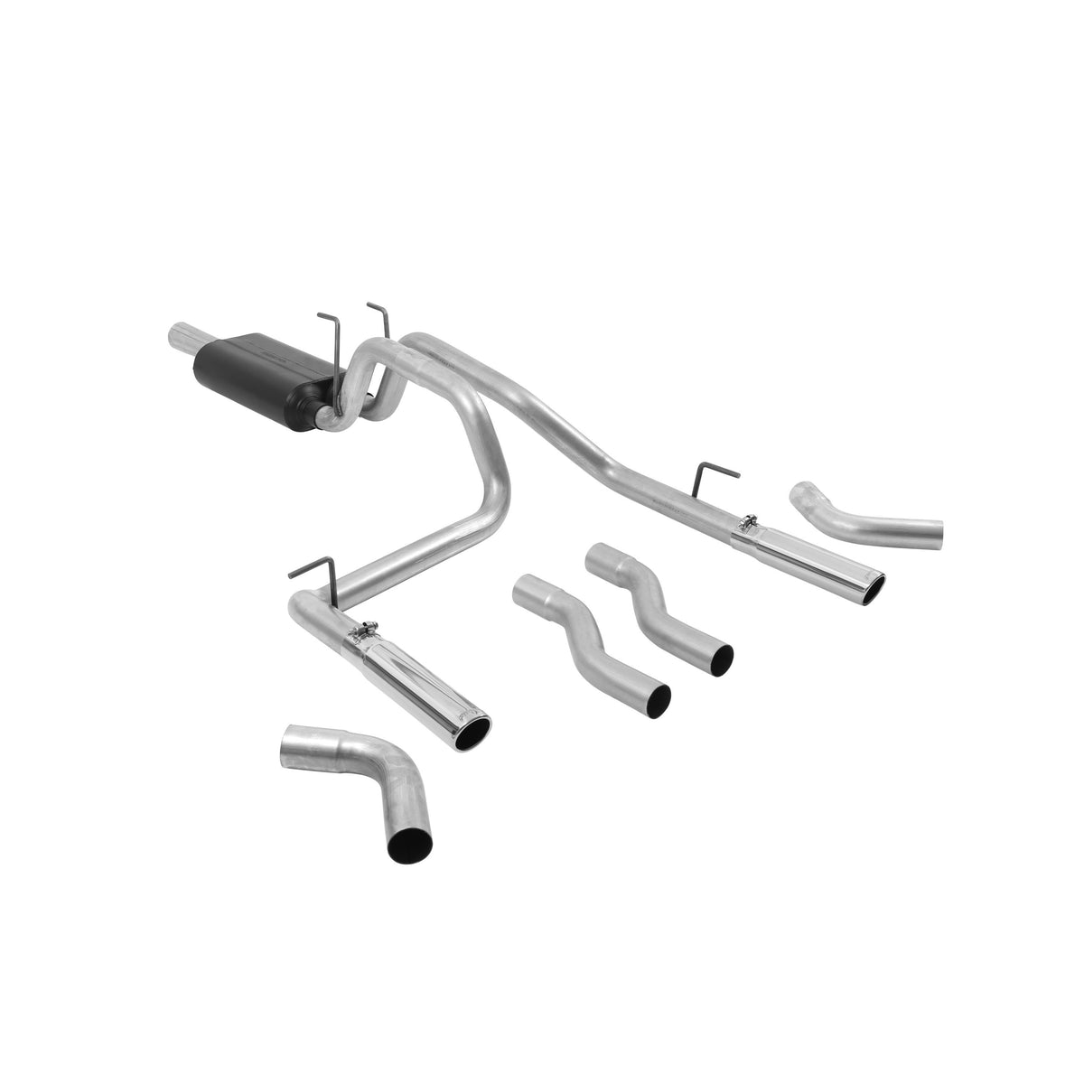 Flowmaster American Thunder Cat-Back Exhaust System - 2006-2008 Dodge Ram 1500 - 4.7L - Aluminized - 17424 - 5