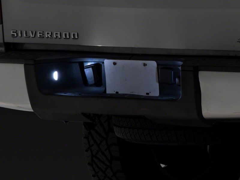 Raxiom 99-14 Chevrolet Silverado Axial Series LED License Plate Lamps - S155419