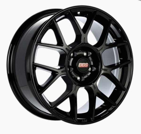 BBS XR 18x8 5x120 ET30 Black Gloss Wheel -82mm PFS/Clip Required - XR0102BG by BBS