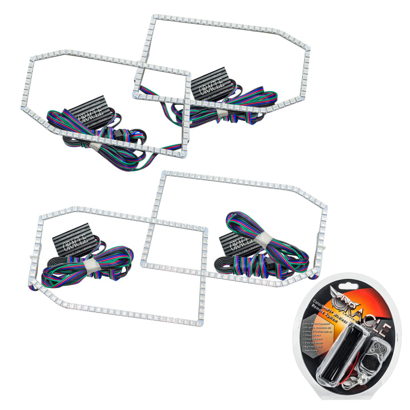 Oracle Chevrolet Silverado 14-15 Halo Kit Non-Projector Style - ColorSHIFT- 2271-330
