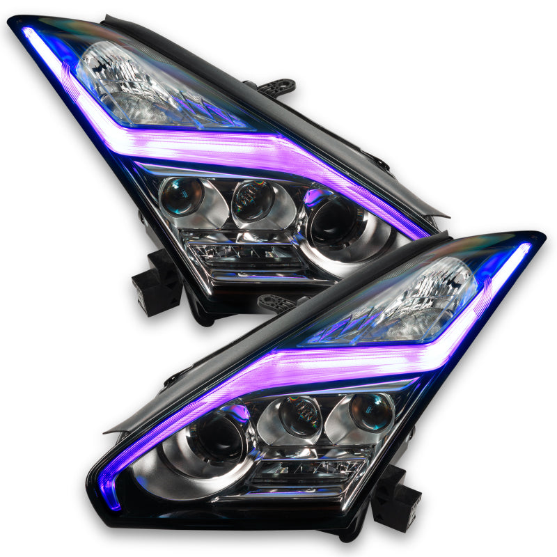 Oracle 1521 Nissan GTR RGB+W (Lightning Bolt) Headlight DRL Upgrade Kit ColorSHIFT 2 SEE WARRANTY - 1283-333