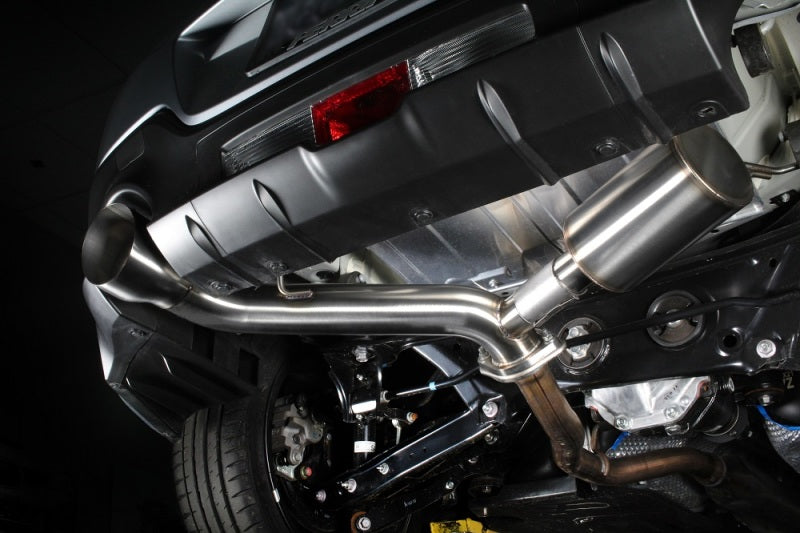 Perrin 22+ BRZ/GR86 Axle Back Exhaust SS (Single Side Exit w/Helmholtz Chamber) - PSP-EXT-368BR