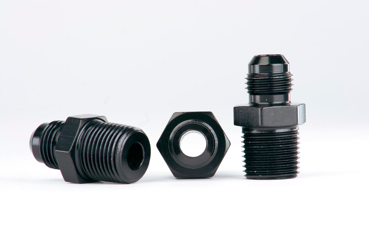 Aeromotive Carb. Reg 13205 Fitting Kit (Incl. (3) 3/8in NPT to AN-06 fittings) - 15204