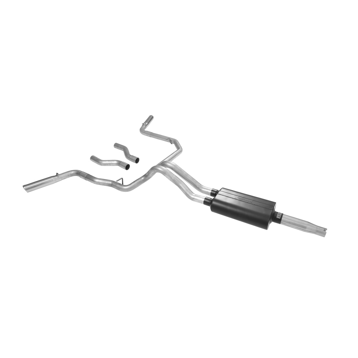 Flowmaster American Thunder Cat-Back Exhaust System - 1987-1996 Ford F-150 - Aluminized - 17471 - 6