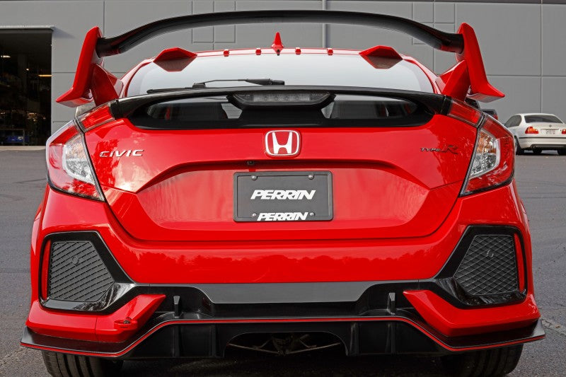 Perrin 10th Gen Civic SI/Type-R/Hatchback Tow Hook Kit (Rear) - Red - PHP-BDY-251RD